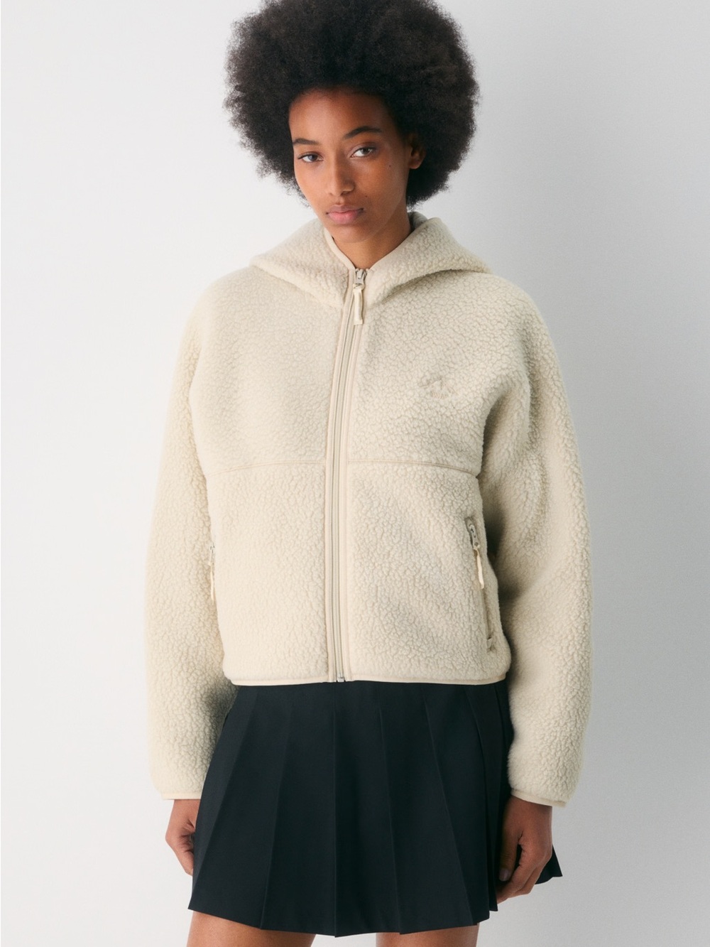 TNA polartec thermal pro zip up hoodie